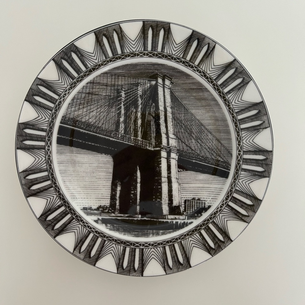 Brooklyn Bridge Salad Plates – Set of Four
